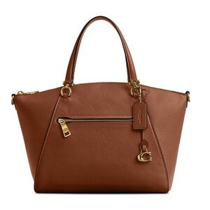 Coach Bella Satchel purse handbag saddle